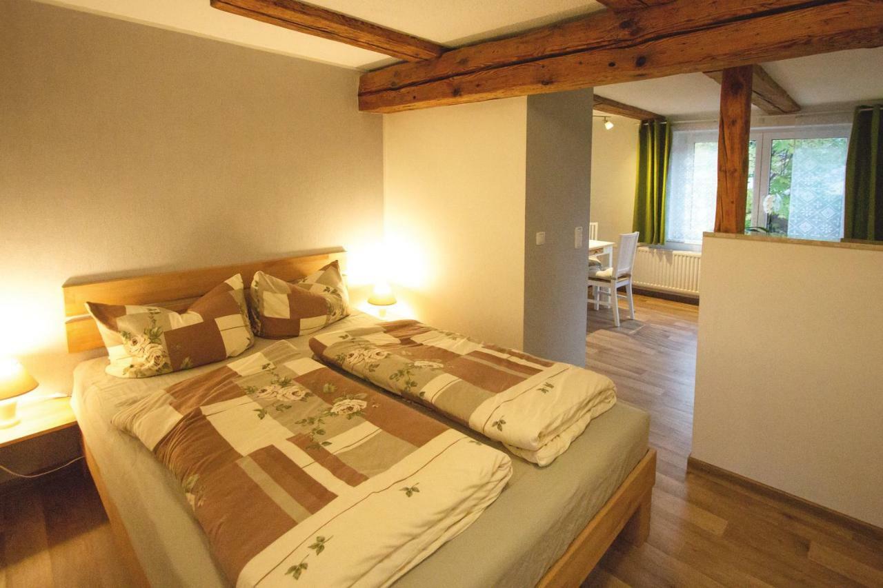 Ferienwohnung Alte Gaertnerei Thale Ngoại thất bức ảnh
