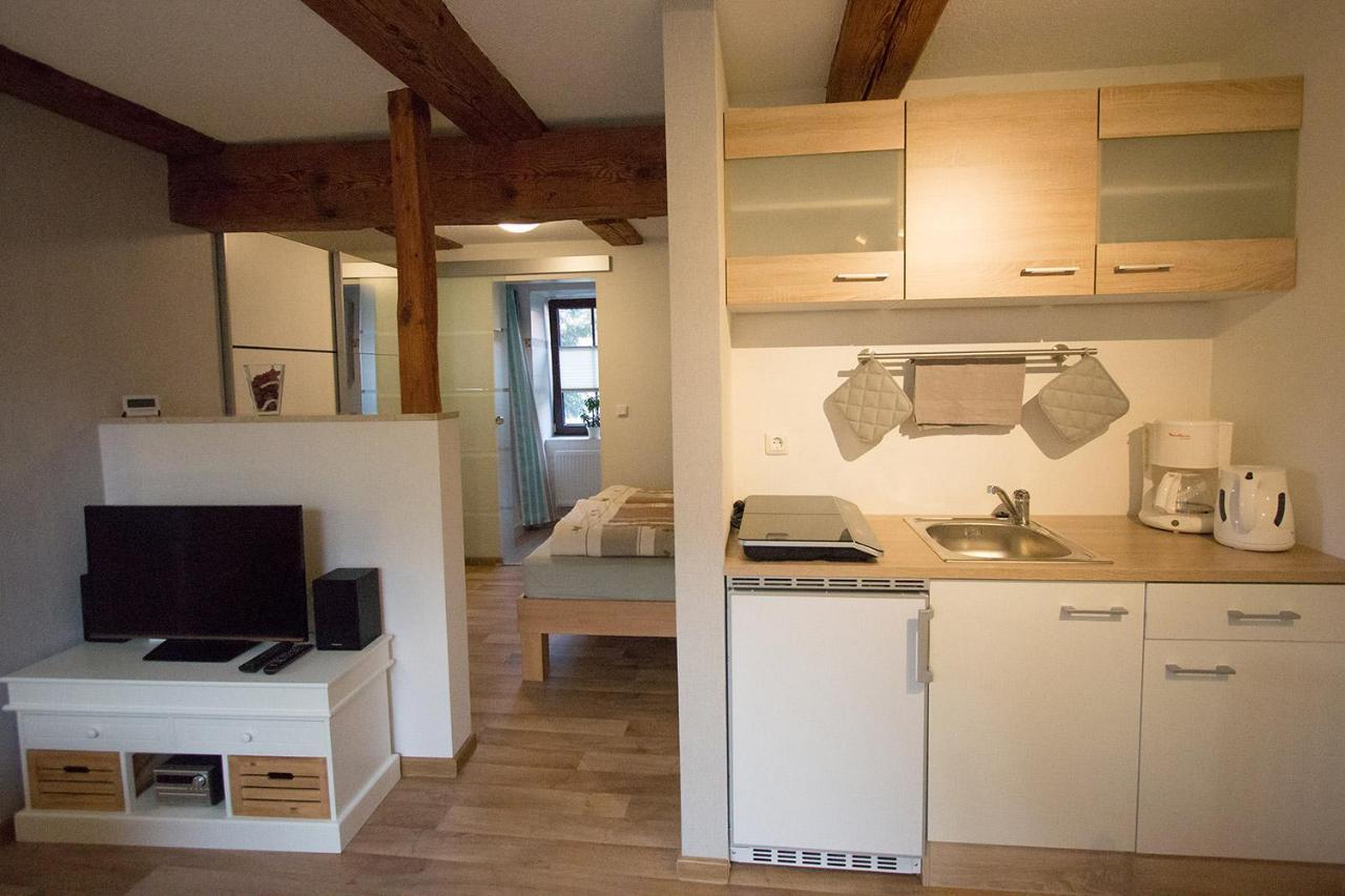 Ferienwohnung Alte Gaertnerei Thale Ngoại thất bức ảnh